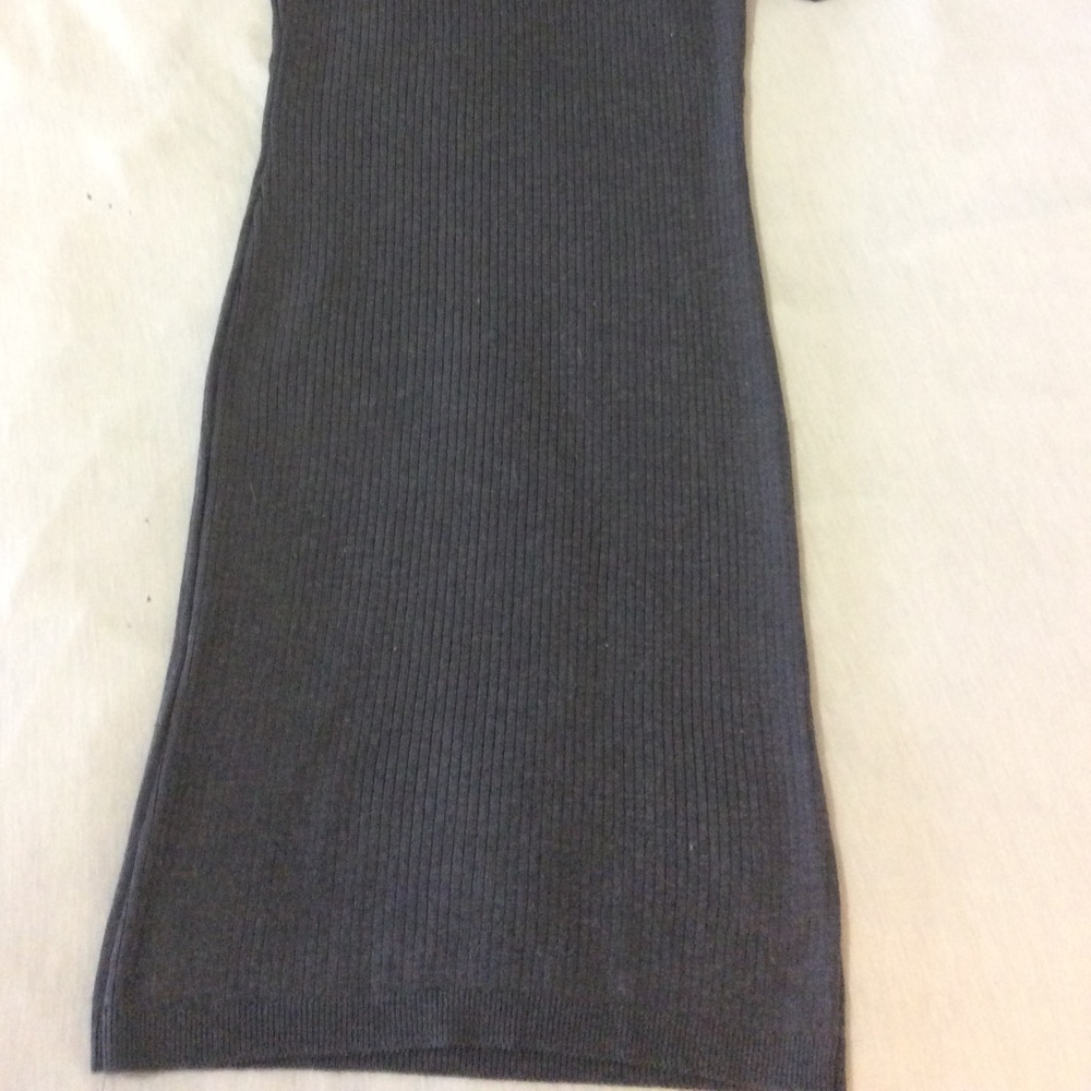 Dark grey t-shirt dress